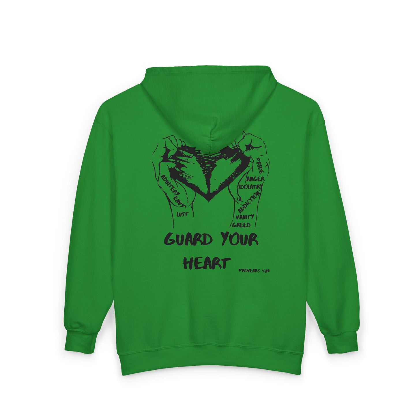 Guard Your Heart Zip Up Hoodie