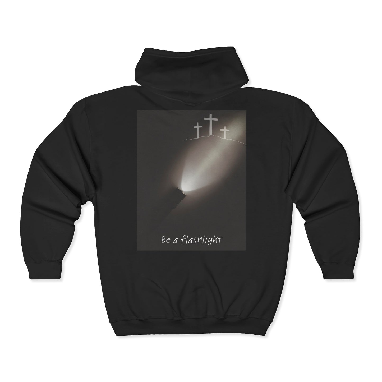 Flashlight Zip Up Hoodie