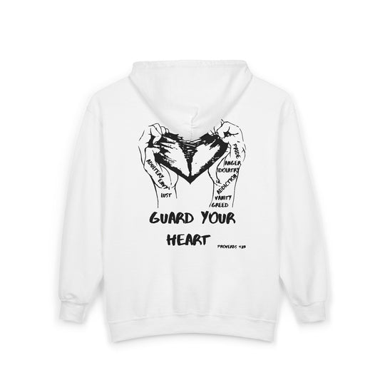 Guard Your Heart Zip Up Hoodie