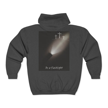 Flashlight Zip Up Hoodie